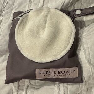 Kindred Bravely reusable nursing pads in bag